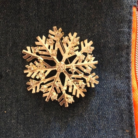 Snowflake brooch - Picture 1 of 3
